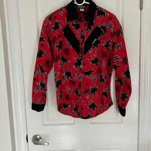 Roughrider by Circle T Vintage Made in the US Women's Western Shirt, Size Small